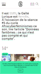 Mobile Screenshot of gaite-lyrique.net
