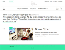 Tablet Screenshot of gaite-lyrique.net